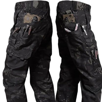 New Tactical Work Pants Men Outdoor Cargo Trousers Multi-pocket Waterproof Pant Autumn Spring Outdoor Workwear Hiking Trousers