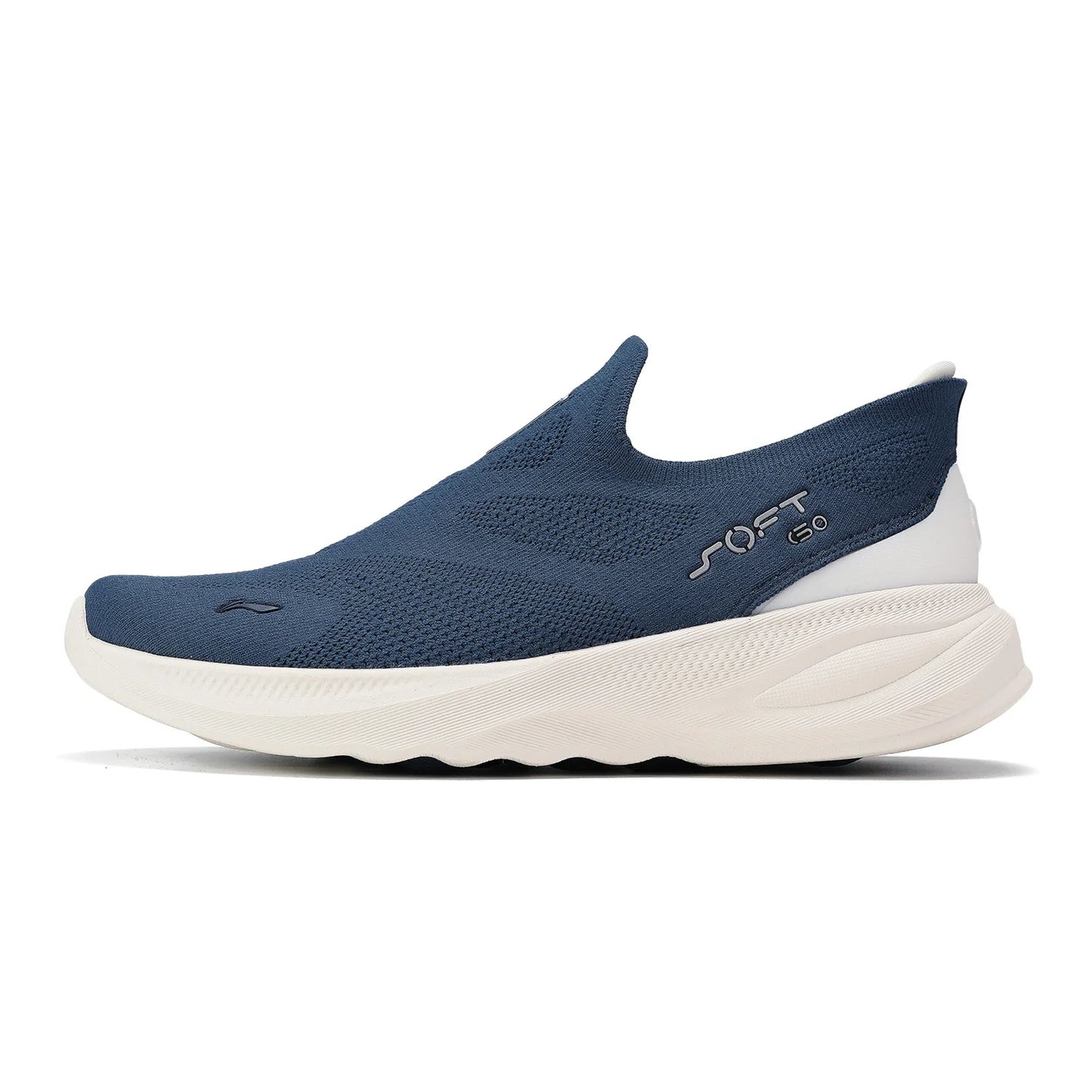Men's SOFT GO 2 KNIT Slip-on Casual Walking Shoes Cushion Comfy Stable LiNing Mesh Jogging Daily Sports Sneakers AGLV017