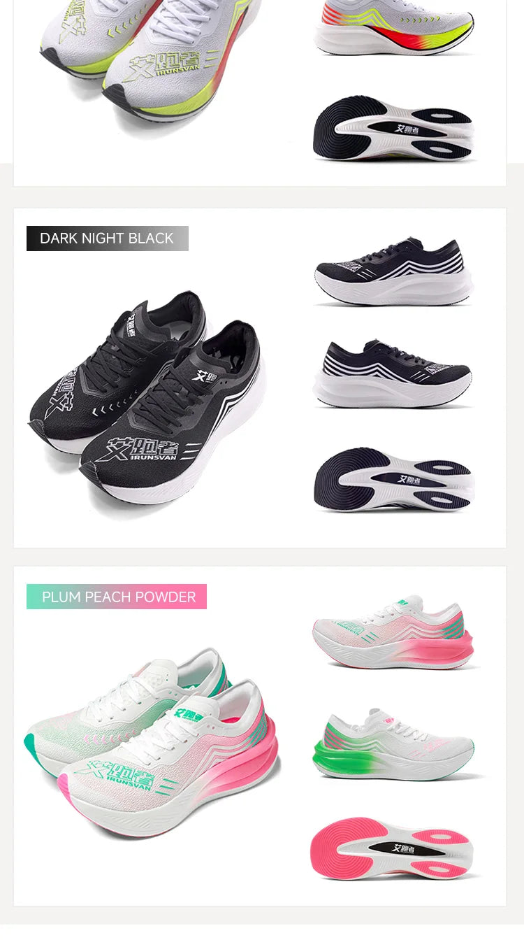 Marathon Racing Carbon Plate Men's Running Shoes Ultra Light Shock Absorption Training Women's Sports Shoes