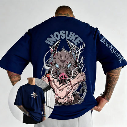 Demon Slayer Anime Mens T Shirt Cotton Women Short Sleeve Tee Summer Graphic Print Streetwear Casual Top New Summer Fashion Y2k
