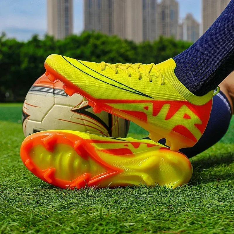 Football Boots Men Training Sport Non-Slip Grass Unisex Outdoor Ultralight Soccer Shoes Sports Shoes Breathable Drop Shipping
