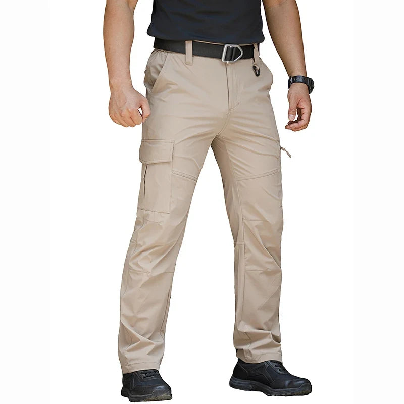 Men’s Quick Dry Hiking Pants Lightweight Water Resistant Tactical Work Outdoor Fishing Cargo Trousers