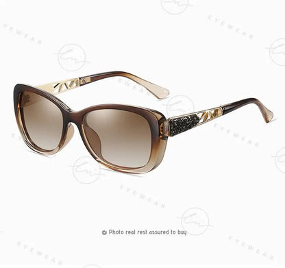 2024 Women's Sunglasses Gradient Polarized Lens Luxury Design Ladies Elegant UV400 Fashion Eyewear Lunette De Soleil Femme