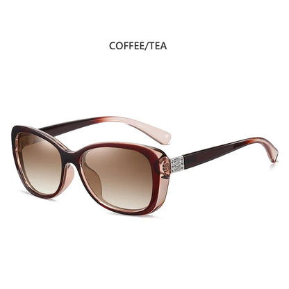 Brand Young Style Women's Sunglasses Gradient Polarized Driving Glasses Luxury Design Ladies Elegant Lunette De Soleil Femme