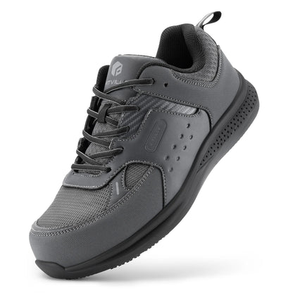 Men's Extra Wide Work Shoes Casual Shoes Anti-Slip Sturdy Toe Breathable For Male Swollen Feet Arch Support Pain Relief