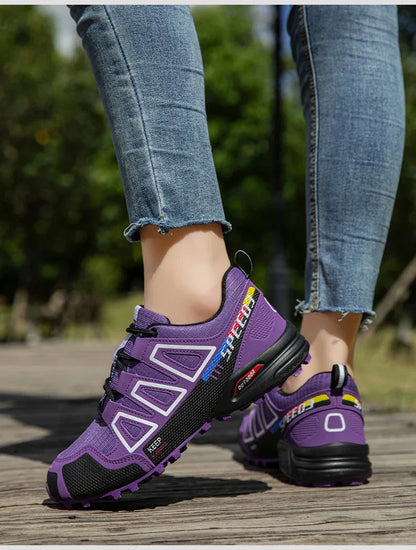 Women's Hiking Shoes Waterproof Outdoor Sports Shoes Women's Walking Travel Sports Shoes Bicycle Sports Shoes Running Shoes
