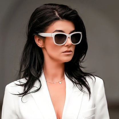 Butterfly Women Oversized Polarized Sunglasses Vintage Shades UV Protection Retro Cat Eye Ladies Sun Glasses ZS2206