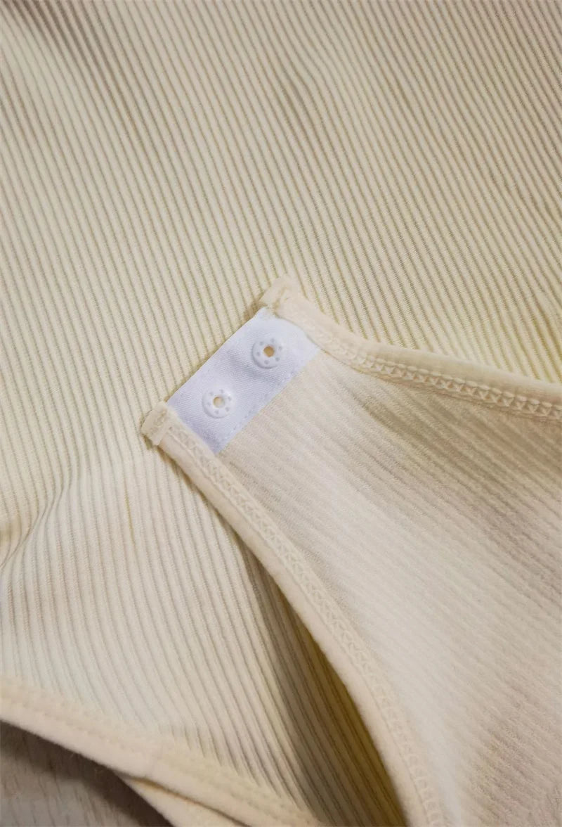 Ribbed Tummy Jumpsuit Daily Shaper Bodysuits Light Control Compress Tummy Control Open Crotch Shapewear Suits Open Crotch