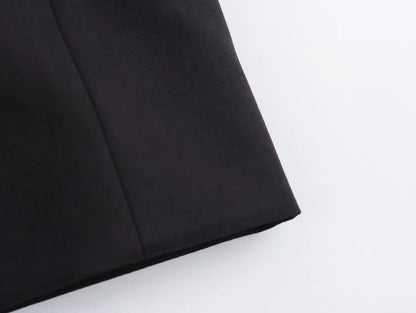 Casual Oversized Black Blazer Women V Neck Bow Tie Pockets Loose Jackets Fashion 2025 Fall Streetwear Women Outwears