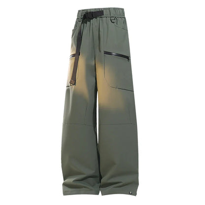 Autumn Hiking Pants Male With Belt Outdoor Waterproof Windproof Camping Trousers Spring Women Wear-Resistant Mountaineering Pant