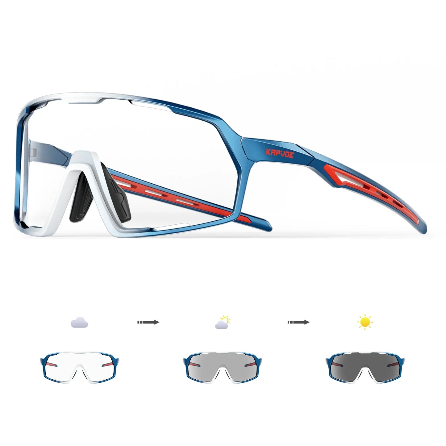 Photochromic Sunglasses Man MTB Climbing Glasses Outdoor Sports Bike Cycling Glasses Women Driving Bicycle Goggles UV400