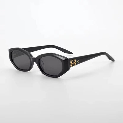 Fashion Cat Eye Retro Men Sunglasses High Quality Acetate UV400 Protection Top Brand Women Sunglasses Support Custom Lenses