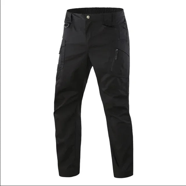 Asian Size Men City Pants Cargo Trousers Multi-pocket Waterproof Wear-resistant Casual Training Overalls Clothing