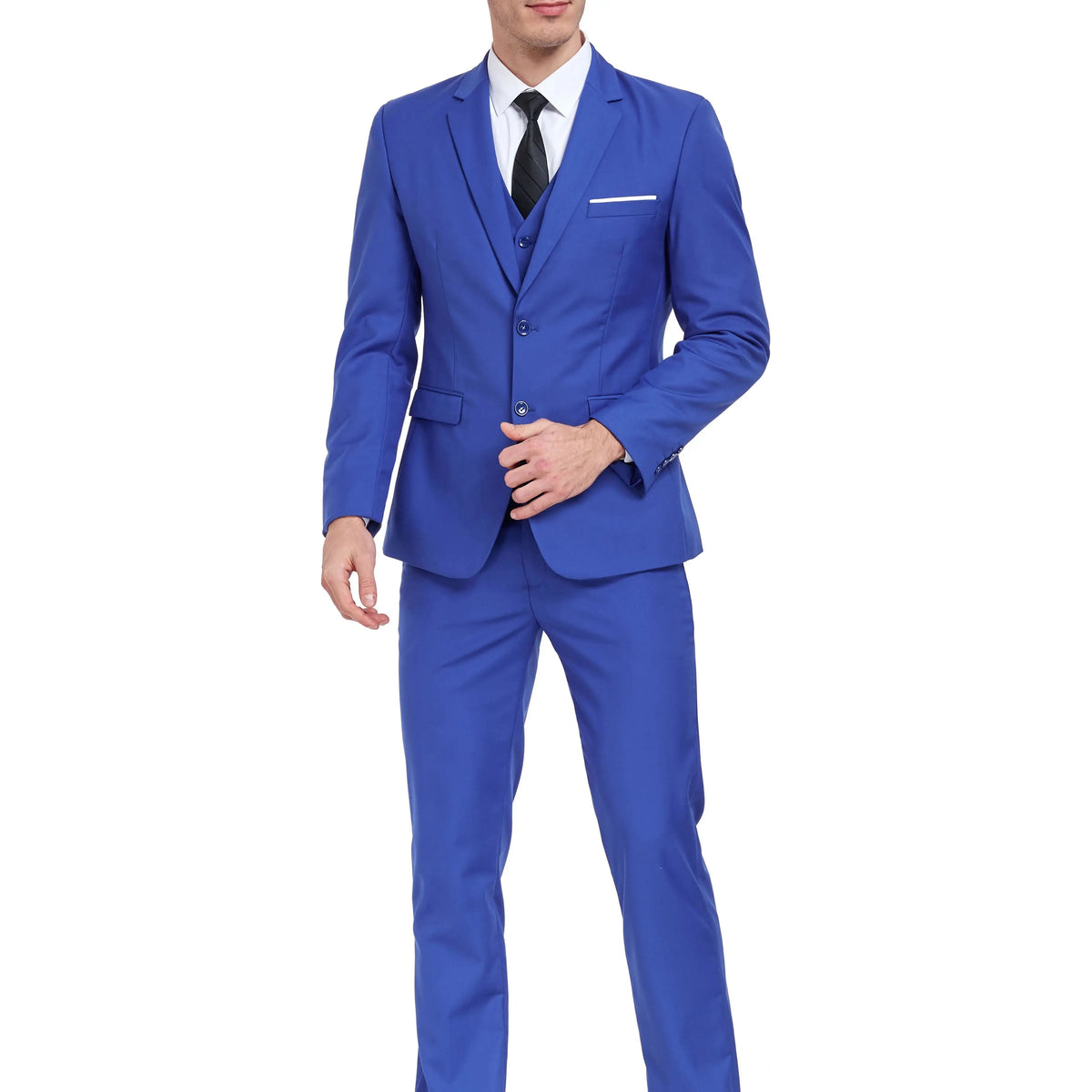 Men's suit 3-piece jacket vest pants size XS-XXXL casual fashion single-breasted jacket wedding party elegant and stylish