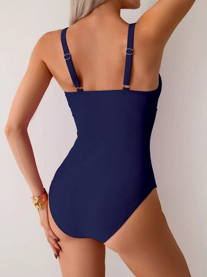 Plain Mesh Ruched Swimsuit 2026 Women One Piece Solid Swimwear Female Bathers Bathing Swimming Swim Bodysuit Summer Beachwear