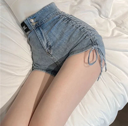 Sexy Womens Denim Shorts Tight High Waist Skinny Short Pants for Women To Wear Jeans Booty Korean Style Low Price Elasticty Hot