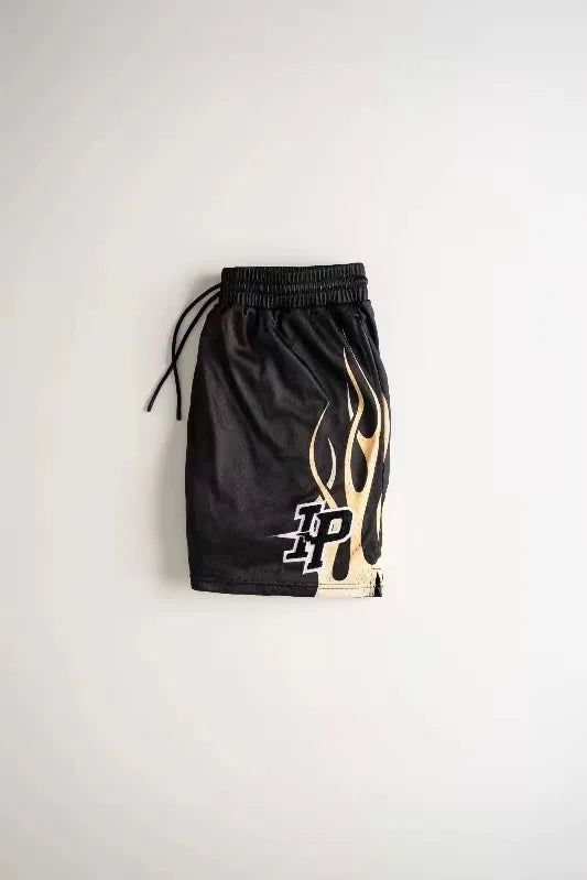 Mens Clothing IP Trend Casual Shorts Summer Fitness Sports Mesh Breathable Quick Dry Short Pants Man Beach Basketball Sweatpants