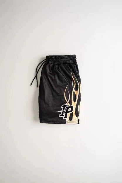 Mens Clothing IP Trend Casual Shorts Summer Fitness Sports Mesh Breathable Quick Dry Short Pants Man Beach Basketball Sweatpants