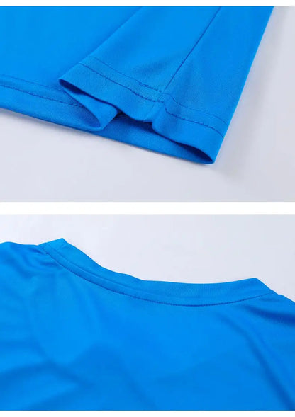 High Quality Spandex Men Women Kids Running Long Sleeve T-Shirt Quick Dry Gym Fitness Shirt Training Exercise Clothes Sports Top