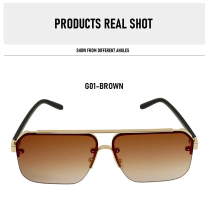 Luxury Square Sunglasses Women UV400 Protection Sunglass Men Vacation Fashion Glasses Gafas De Sol Hombre Lunette Soleil Femme