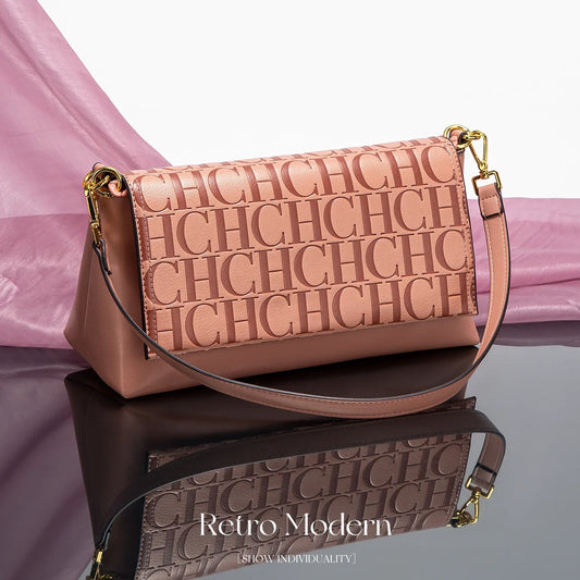 Classic New Solid Color Rectangular Women's Shoulder Bag Fashion Retro Party Multi Functional Occasion Chain Bag