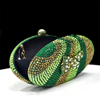 Fashion Women's Rhinestone Handle Bag Top Handle Sparkling Diamond 2025 Evening Wedding Handbag Shoulder Bag