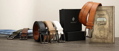 Men's PU Leather Belt Fashion Automatic Buckle Belt for Popular Business High Quality Male Belt Multi Color 105 115 125 135cm