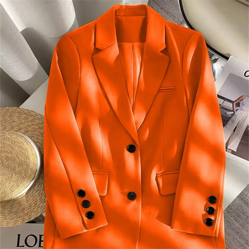 New Spring Suit 2025 Suit Jacket for Women with Small Temperament and High-end Feel Loose Casual Chic Elegant Fashion Coat Top
