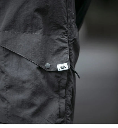 Spring Summer Korean Outdoor Functional Waterproof Cargo Pants For Men Clothing Harajuku Joggers Casual Breathable Pants Male