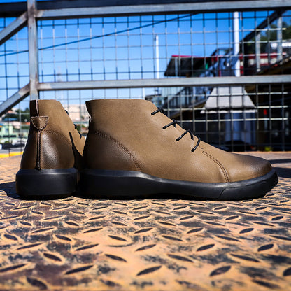 Winter Men Boots High Quanlity Warm Leather Mens Ankle Boots Male Waterproof with Fur Snow Boots Casual Shoes for Men Botas