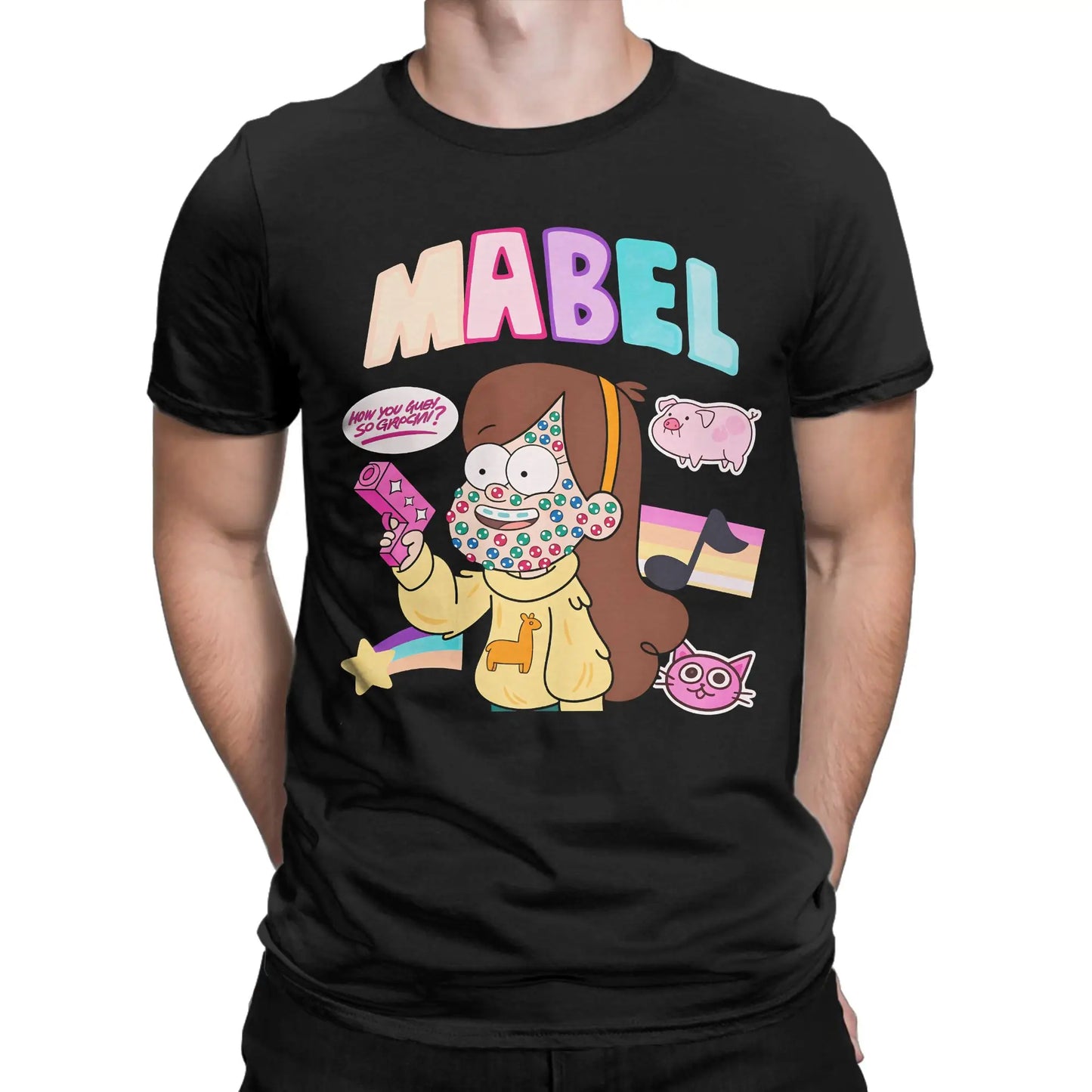 Men's Gravity Falls T Shirt  100% Cotton Clothes Amazing Short Sleeve O Neck Tee Shirt Unique T-Shirts