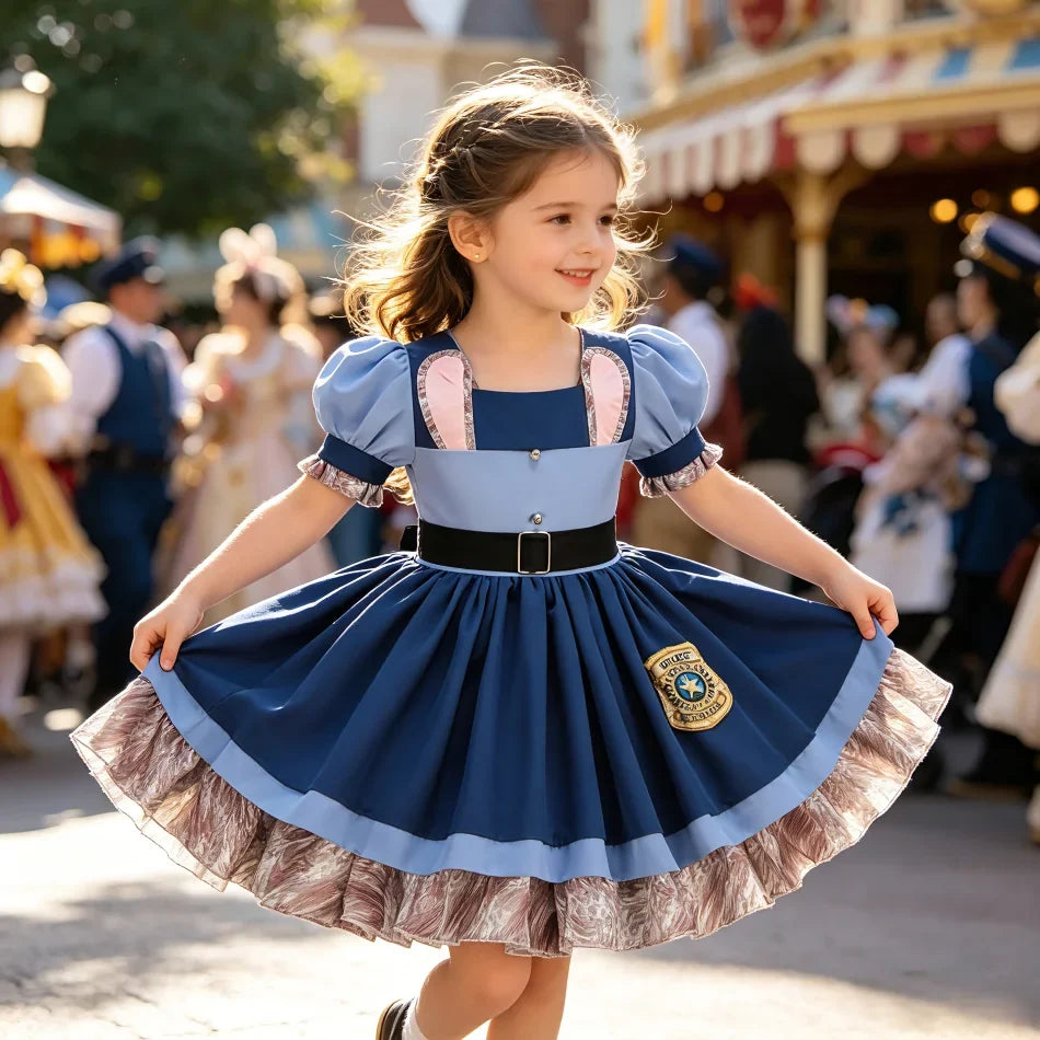 Kids Cinderella Dress Up Clothes Baby Girl Halloween Aurora Princess Dresses Child Birthday Party Little Rabbit Cosplay Costumes