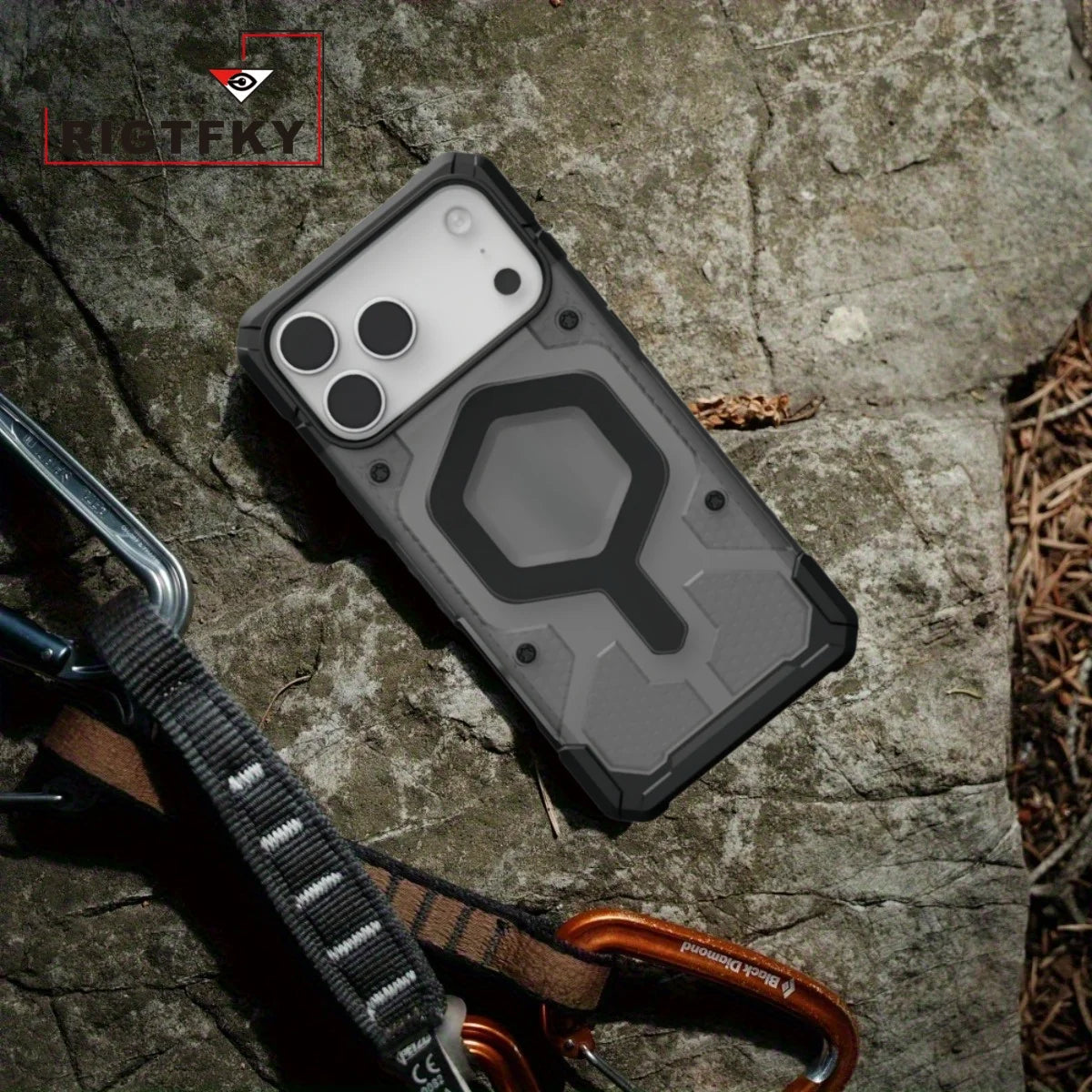 Luxury Heavy Duty Armor Shock Phone Case For Iphone 17 Pro Max Air 16 15  Plus 14 13 12 Pro for MagSafe Rugged Protective Cover