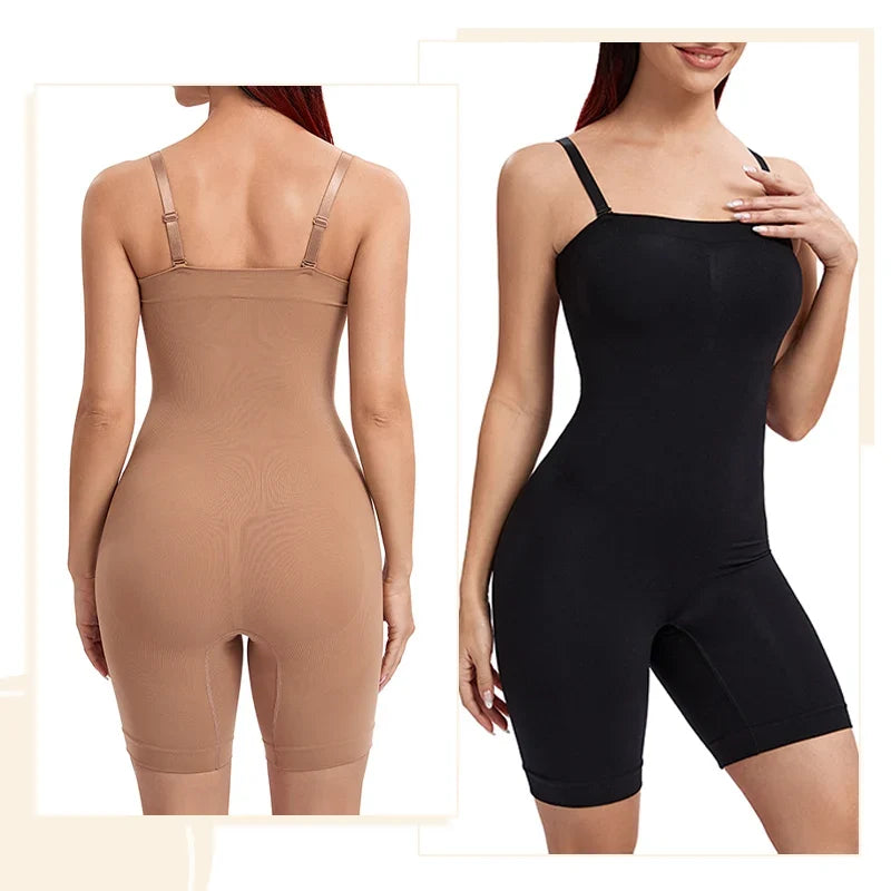 Women Strapless Shapewear Bodysuits Tummy Control Butt Lifter Body Shaper Waist Trainer Instantly Sculpt Your Body