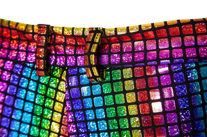 New Men Luxurious Sequined Checkered Suit Pants Fashion Male Dance Party Bar KTV Casual Dress Small Stretch Trousers