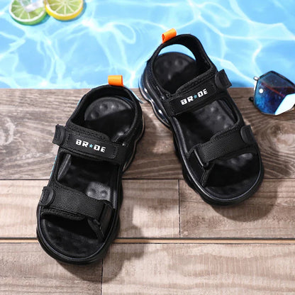 Summer Beach Sandals For Boys Outdoor Fashion Casual Shoes Anti-slippery Soft-soled Kid's Breathable Walking Sandials