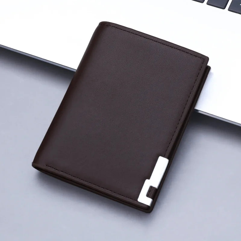 New Men's Wallet Thin Slim Wallet Long Male Business Clutch Bag Coin Purse Luxury Brand Men Wallet Carteira Masculina Cardholder