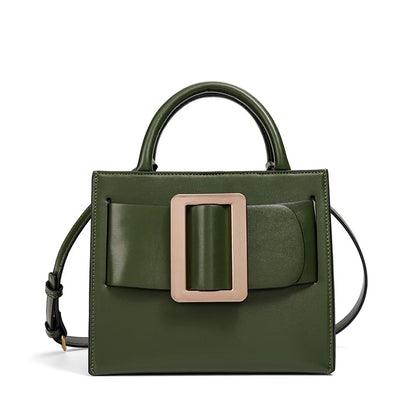 Chic Buckle Handbag Women 2026 New High Quality Trend Exquisite Luxe Shoulder Bag Distinctive Design Faux Leather Crossbody Bag