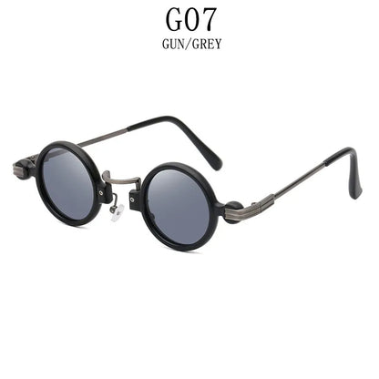 Round Steampunk Sunglasses For Men Retro Fashion Punk Sunglasses Women Trendy Vintage Glasses Dropshipping Gafas De Sol Hombre