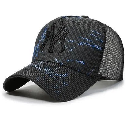 New Summer Hat Men's Letter Embroidery Versatile Couple Sunscreen Sunshade Baseball Cap Sports Tennis Hat Travel Cap Men