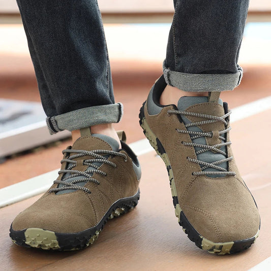 Outdoor Wide Toe Barefoot Men Hiking Shoes Minimalist Walking climbing Shoes Comfort Breathable Zero Soles Man Casual Sneakers
