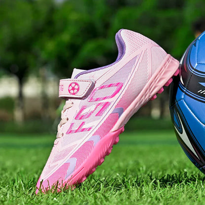 New Kid Match Boys Football Boots Sneakers Professional Non-Slip Sports Shoes Match Soccer Shoes Outdoor Comfortable Unisex