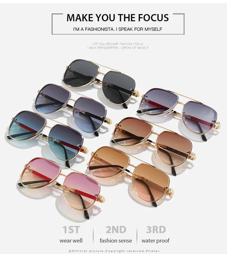 New In Sunglasses For Men Luxury Vintage Sunglasses Women Trendy Luxe Retro Oval Fashion Glasse Gafas De Sol Hombre Zonnebril