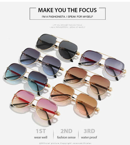 New In Sunglasses For Men Luxury Vintage Sunglasses Women Trendy Luxe Retro Oval Fashion Glasse Gafas De Sol Hombre Zonnebril