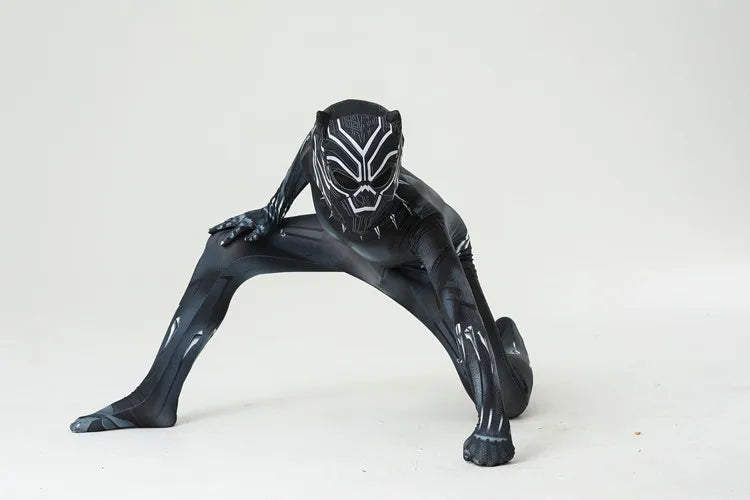 Anime Black Panther And Wizard of Oz Cute Lion Cosplay Costume Bodysuits Children For Men Boys Halloween Superhero Jumpsuits