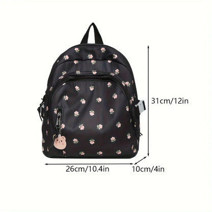 Mini Backpack Ins Niche Japanese and Korean Style Elementary School Student Bag Printed Small Backpack New Casual Backpack