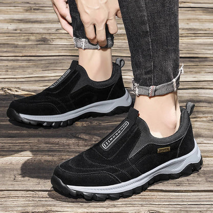 Men's non-slip casual sports shoes wear-resistant hiking shoes Outdoor 2025 fashion comfortable flat walking shoes for men