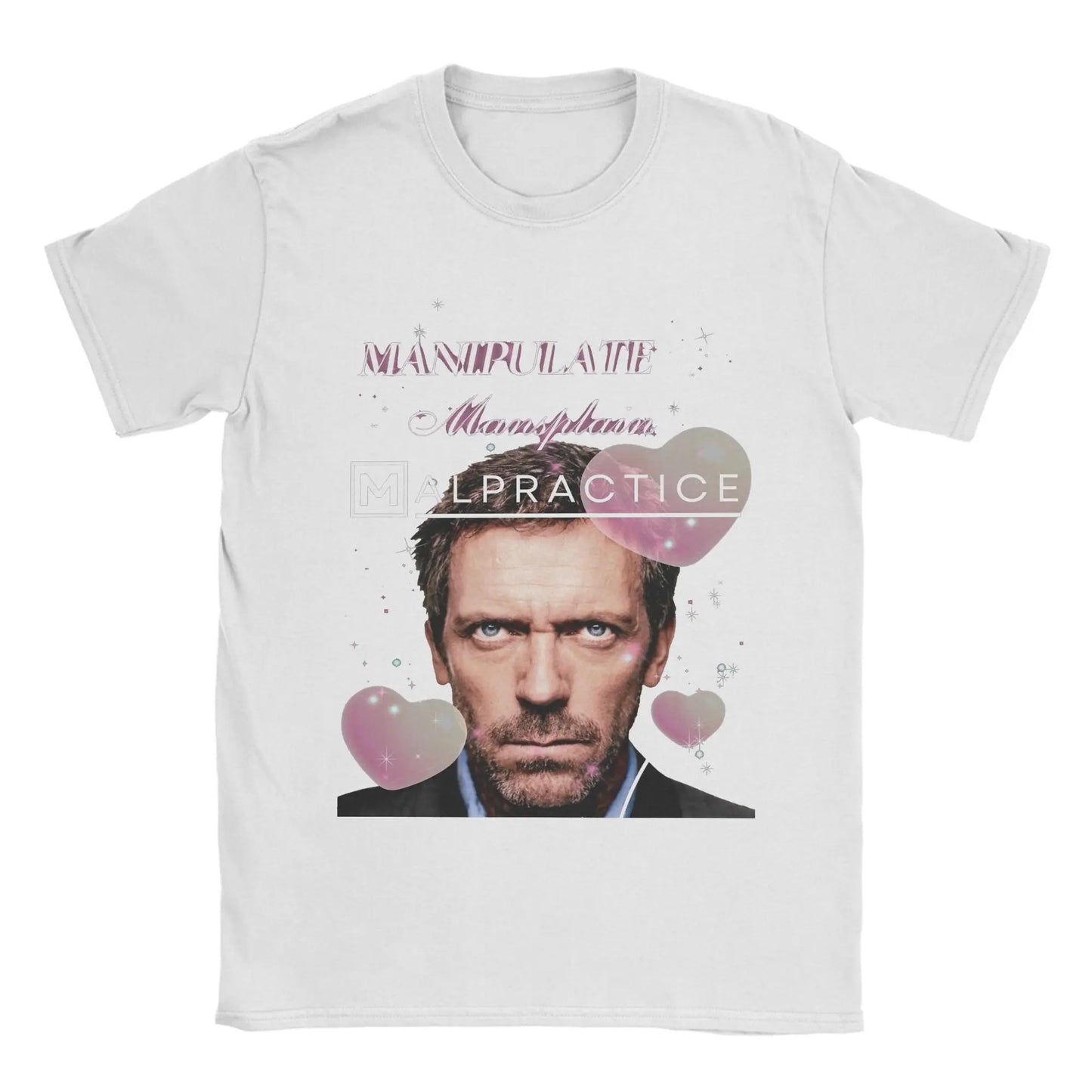 Manipulate Mansplain Malpractice House MD Dr Gregory House T-Shirt Summer  Fashion T Shirts Men's Clothing Short Sleeves Tops