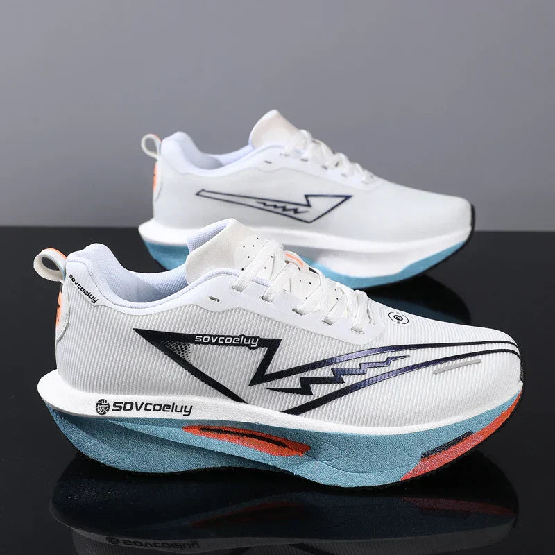 2026 Running Shoes Carbon Board Marathon Men Sports Breathable Lightweight Women's Comfy Athletic Antiskid Sneakers Casual New