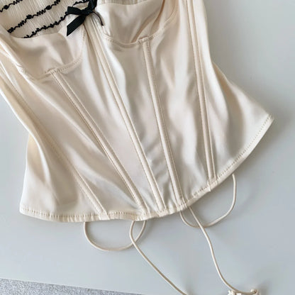 Lace Ruffles Sexy Camisole Female Strap Corset Slim Hot Girl Sensual Party Tank Top Summer 2026 Ins Holiday Mini Tops